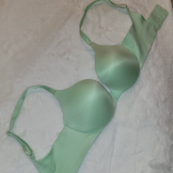 Ambrielle Super Soft Plunge T-shirt Bra Pastel Green New Without Tag - Picture 9 of 14